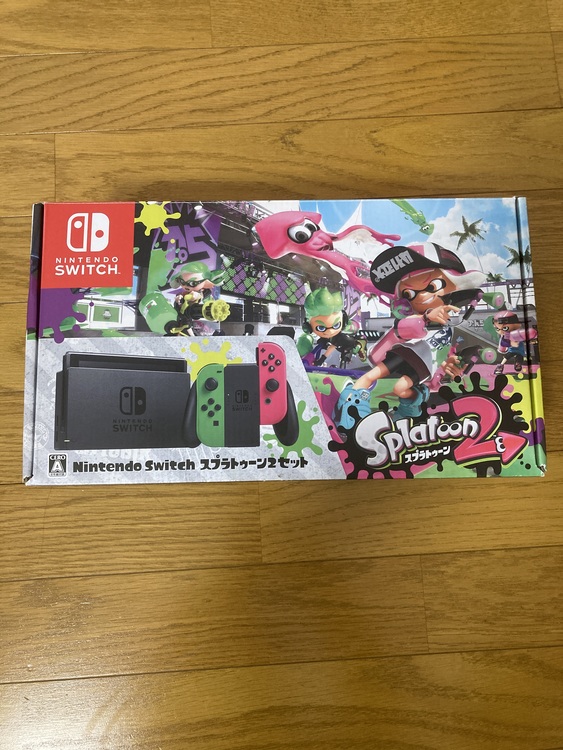 Nintendo Switch本体 スプラトゥーン2セット（ゲーム機本体・ゲームソフト）の商品画像 - 査定依頼日：2021年3月10日 - 最高査定価格：31,200円