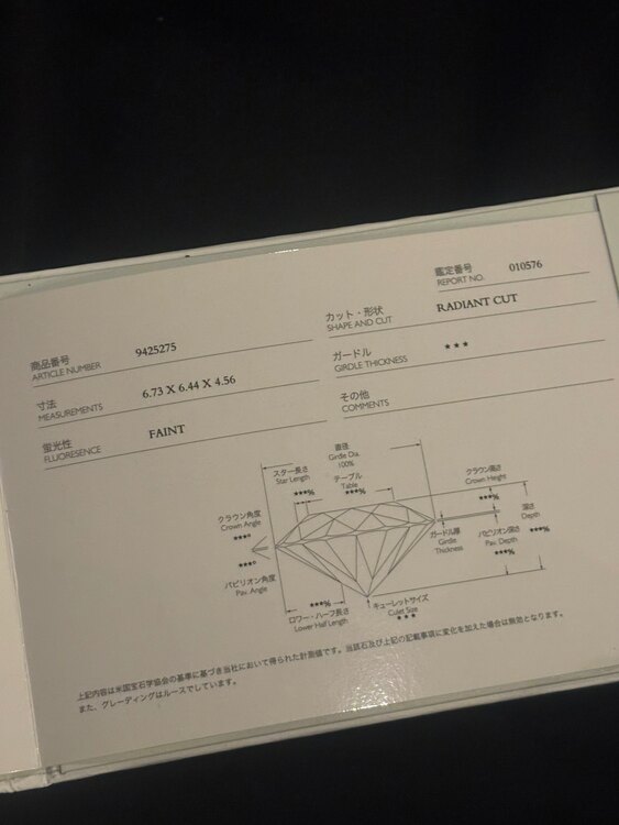 TASAKIダイヤモンド1.53ctリング（宝石）の商品画像 - 査定依頼日：2025年1月2日 - 最高査定価格：200,000円