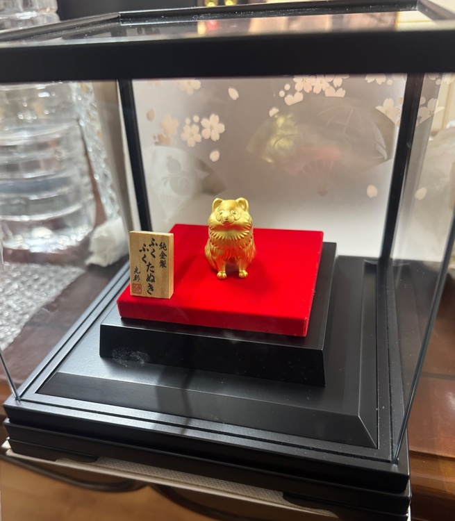 純金製 ふくふくたぬき（金・貴金属）の商品画像 - 査定依頼日：2026年3月3日 - 最高査定価格：350,000円