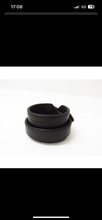 R&amp;R(ロックンロール）ブレスレット ブラック ヘビーレザー（古着・ファッション）の商品画像 - 査定依頼日：2025年12月9日 - 最高査定価格：56,000円