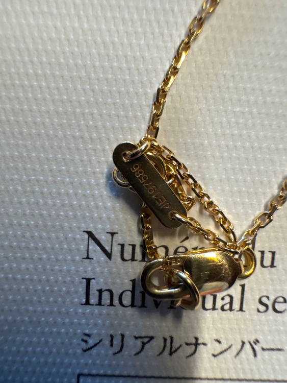 ヴァンクリーフスイートアルハンブラ（金・貴金属）の商品画像 - 査定依頼日：2025年12月10日 - 最高査定価格：840,000円