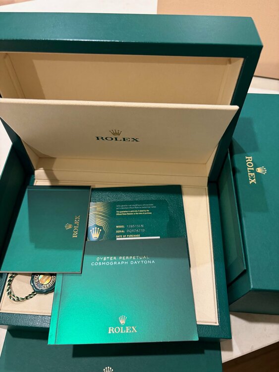 ロレックス デイトナ 126515LN（高級時計）の商品画像 - 査定依頼日：2026年4月24日 - 最高査定価格：8,200,000円