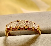 ダイヤモンドの指輪（宝石）の商品画像 - 査定依頼日：2025年7月15日 - 最高査定価格：100,000円