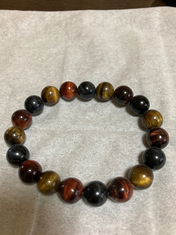 タイガーアイブレスレット ルチルクォーツブレスレット（宝石）の商品画像 - 査定依頼日：2025年6月28日 - 最高査定価格：1,300円