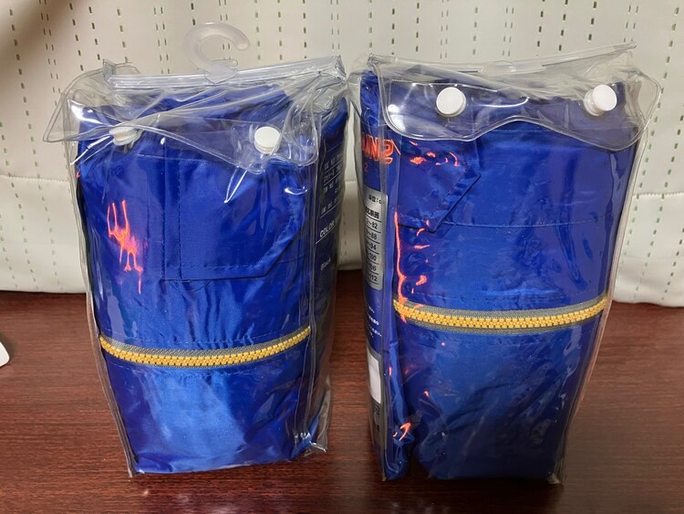 グッドレイン2  ブルー　Lサイズ　2着セット（古着・ファッション）の商品画像 - 査定依頼日：2025年2月24日