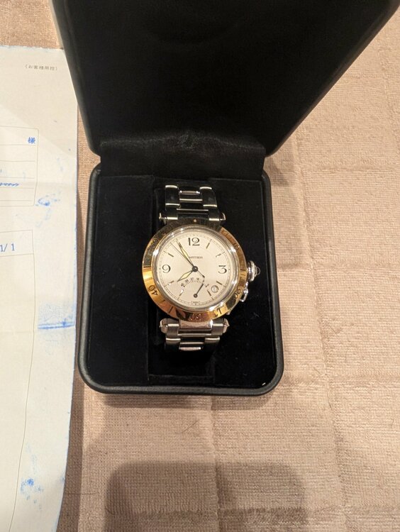 パシャS/G 38MMパワーリザーブオートマチック（高級時計）の商品画像 - 査定依頼日：2026年3月4日 - 最高査定価格：400,000円