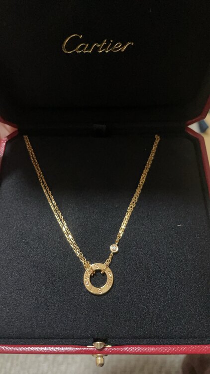 カルティエ ラブサークルネックレス（金・貴金属）の商品画像 - 査定依頼日：2024年6月15日 - 最高査定価格：220,000円