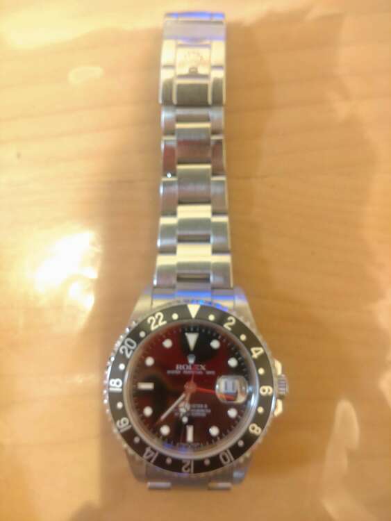 ロレックス GMTマスター GMTマスターII　1670 黒ベゼル（高級時計）の商品画像 - 査定依頼日：2025年1月16日 - 最高査定価格：1,460,000円