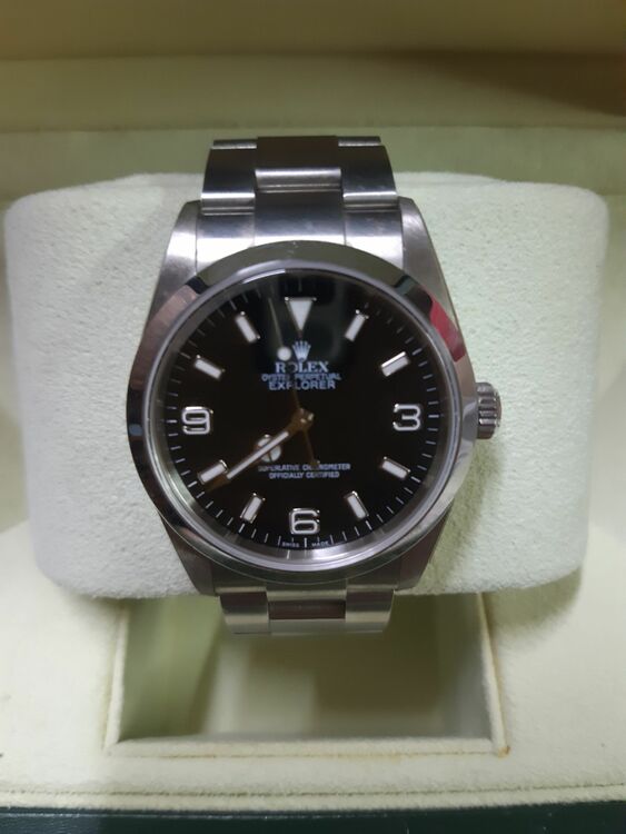 ロレックス エクスプローラー 1（高級時計）の商品画像 - 査定依頼日：2025年9月18日 - 最高査定価格：870,000円