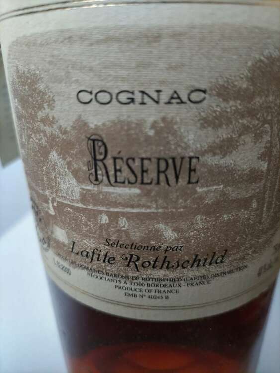 レゼルブラフィットロートシルト　プライベートリザーブコニャック（お酒）の商品画像 - 査定依頼日：2024年12月17日 - 最高査定価格：80,000円