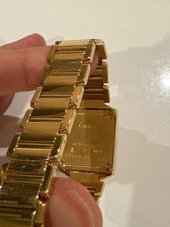 タンクフラセーズ　ゴールド（高級時計）の商品画像 - 査定依頼日：2025年8月5日 - 最高査定価格：2,000,000円