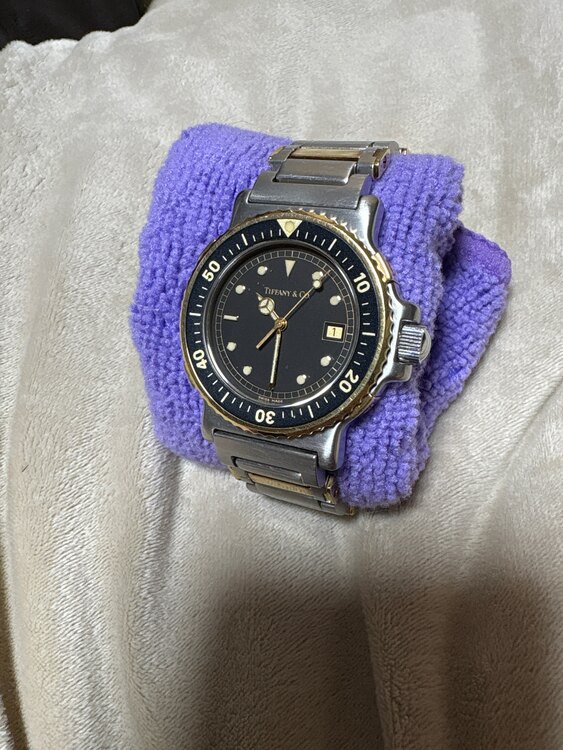 ティファニーダイバー18金コンビ（高級時計）の商品画像 - 査定依頼日：2025年3月4日 - 最高査定価格：100,000円