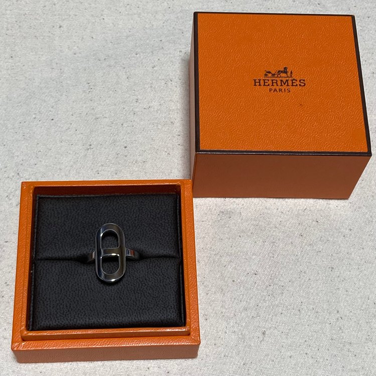 エルメス シェーヌダンクル SV925 リング（金・貴金属）の商品画像 - 査定依頼日：2023年9月27日 - 最高査定価格：40,000円