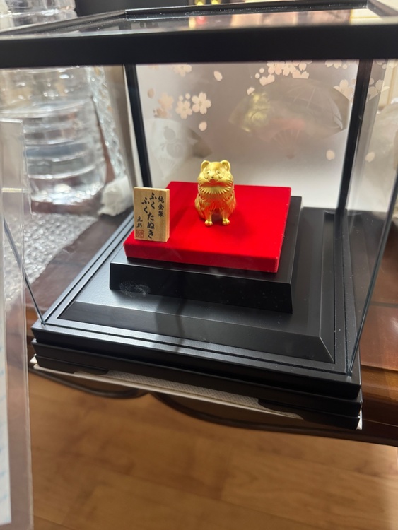 純金製 ふくふくたぬき。PABERGE®（金・貴金属）の商品画像 - 査定依頼日：2026年3月3日 - 最高査定価格：100,000円