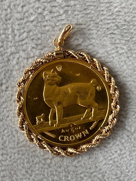 キャットコイン1\5オンス　ペンダント（金・貴金属）の商品画像 - 査定依頼日：2026年2月5日 - 最高査定価格：195,000円