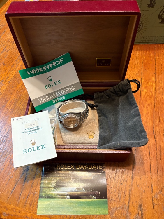 ロレックス デイデイト 18346（高級時計）の商品画像 - 査定依頼日：2025年12月8日 - 最高査定価格：3,700,000円