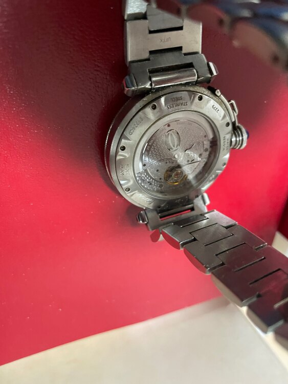 カルティエ パシャ （高級時計）の商品画像 - 査定依頼日：2024年12月20日 - 最高査定価格：350,000円