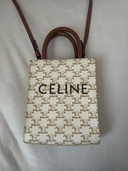 セリーヌ　ミニバーティカルカバ　2way ショルダーバッグ　ホワイト（ブランドバッグ）の商品画像 - 査定依頼日：2026年3月21日 - 最高査定価格：100,000円