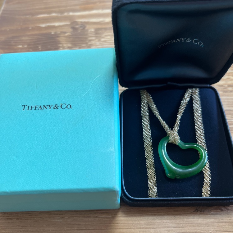 ティファニーエルサぺレッティ翡翠オープンハートメッシュネックレス（金・貴金属）の商品画像 - 査定依頼日：2025年7月3日 - 最高査定価格：230,000円