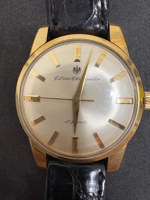 シチズン　クロノメーター　31石（高級時計）の商品画像 - 査定依頼日：2025年4月28日 - 最高査定価格：100,000円