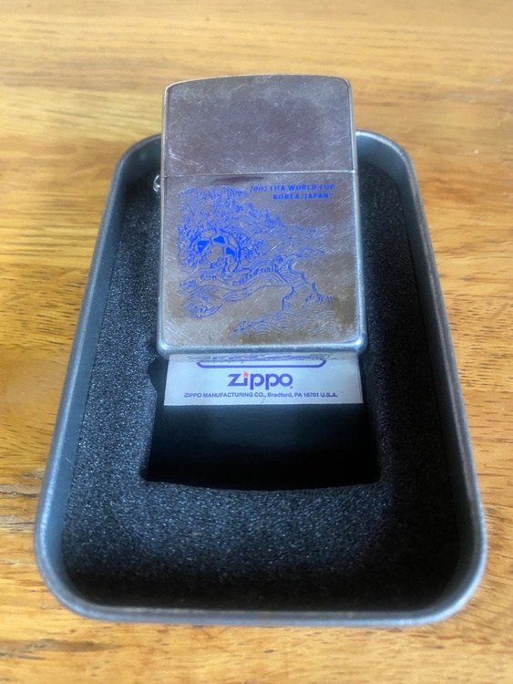 ジッポー 2002W杯モデル（喫煙具）の商品画像 - 査定依頼日：2026年4月7日 - 最高査定価格：3,000円