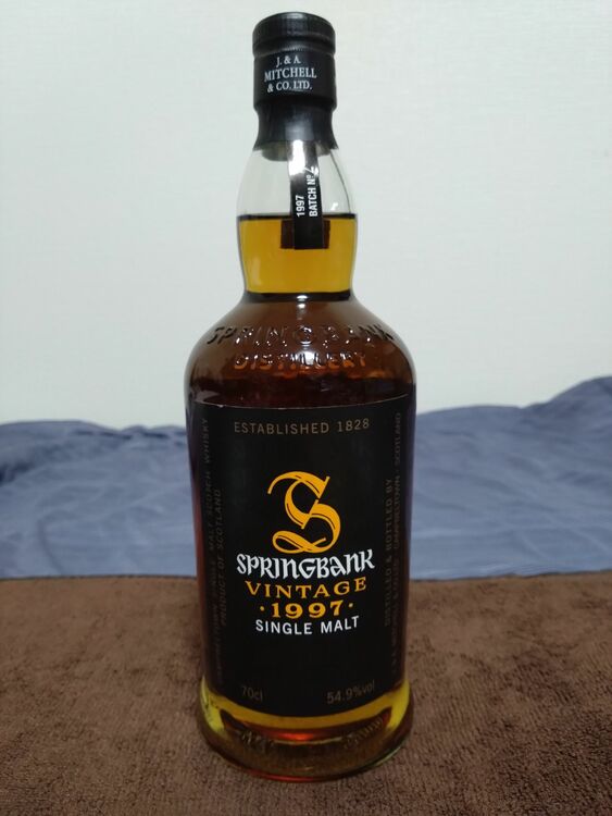 スプリングバンク　1997（お酒）の商品画像 - 査定依頼日：2025年8月23日 - 最高査定価格：46,000円