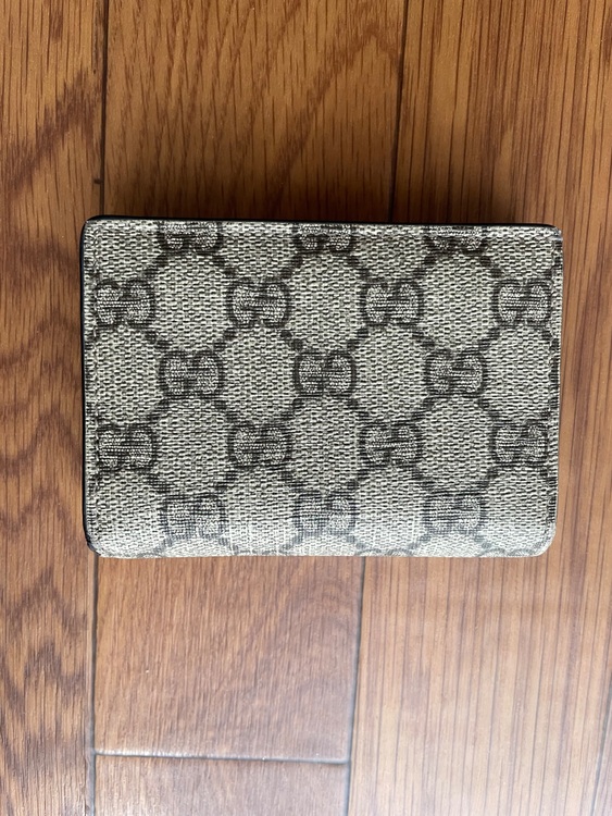 グッチ  GGマーモント 二つ折り財布 ミニ レザー PVC ブラック（ブランドバッグ）の商品画像 - 査定依頼日：2025年7月18日 - 最高査定価格：43,000円