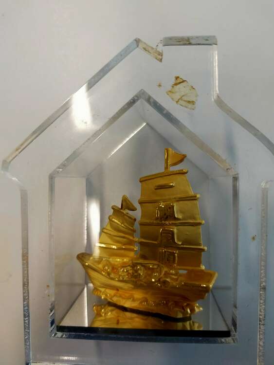 千足金 船の置物（金・貴金属）の商品画像 - 査定依頼日：2025年5月2日 - 最高査定価格：100,000円