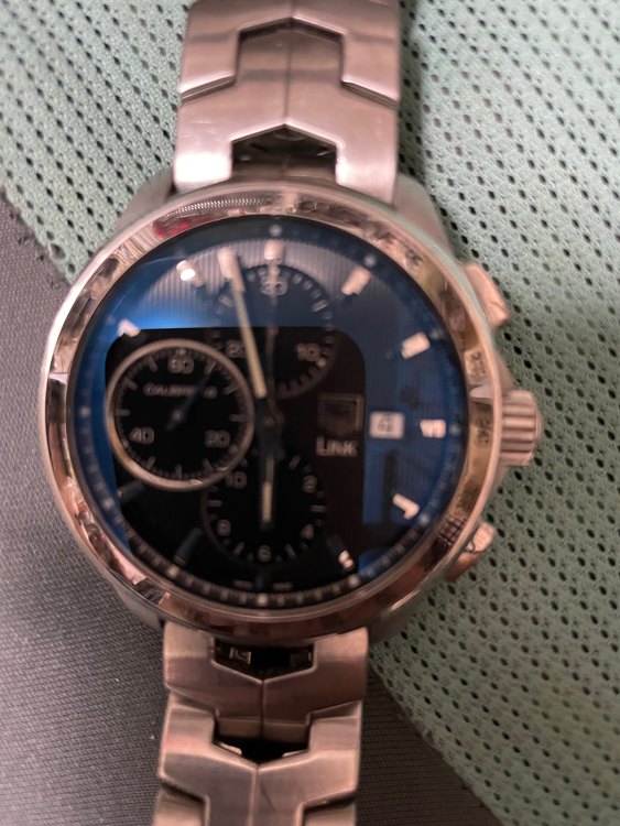 タグホイヤー リンク キャリパー16 クロノグラフ（高級時計）の商品画像 - 査定依頼日：2023年1月4日 - 最高査定価格：100,000円