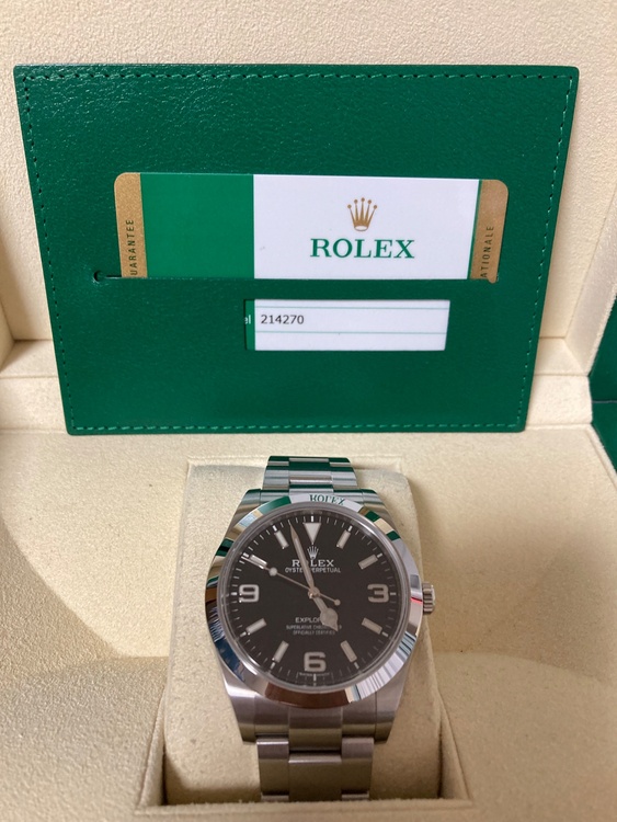 ロレックス エクスプローラー （高級時計）の商品画像 - 査定依頼日：2026年3月3日 - 最高査定価格：1,250,000円