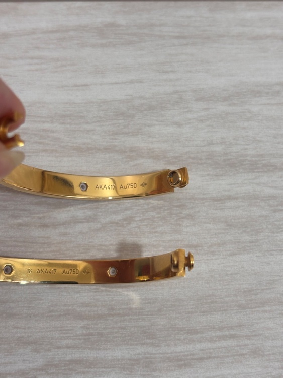 カルティエ　ラブブレス（金・貴金属）の商品画像 - 査定依頼日：2026年9月14日 - 最高査定価格：1,100,000円