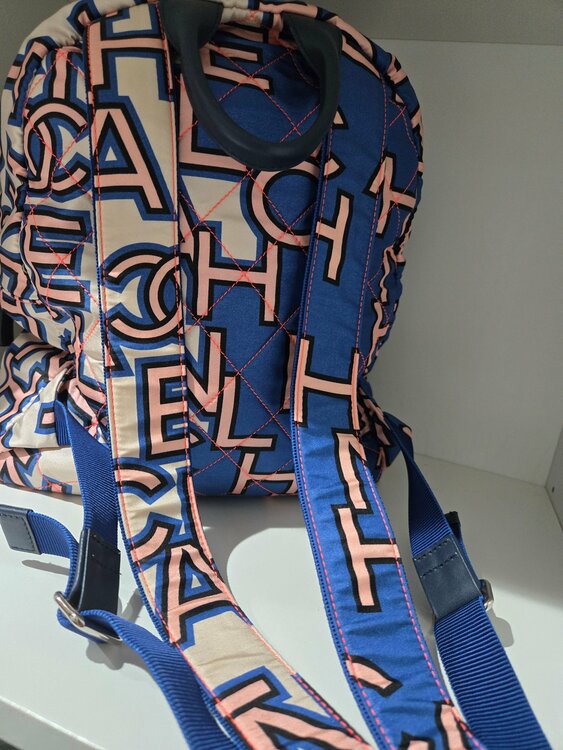 シャネル ナイロン ステッチド プリンテッド ロゴ バックパック（ブランドバッグ）の商品画像 - 査定依頼日：2026年10月10日 - 最高査定価格：200,000円