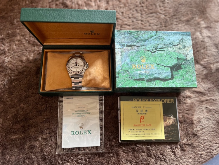 ロレックス エクスプローラー 1657（高級時計）の商品画像 - 査定依頼日：2026年3月29日 - 最高査定価格：1,400,000円