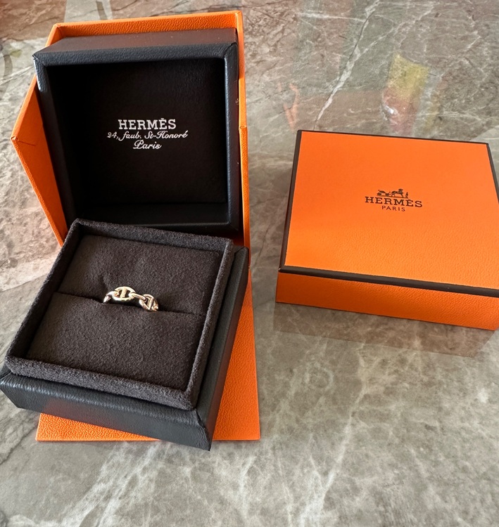 エルメス　シェーヌダンクル　アンシェネ　ピンクゴールド（金・貴金属）の商品画像 - 査定依頼日：2025年9月7日 - 最高査定価格：280,000円