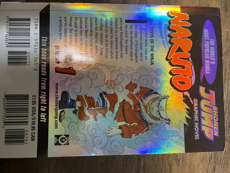 ナルト1巻　リミテッドエディション（古本）の商品画像 - 査定依頼日：2025年5月3日 - 最高査定価格：35,000円