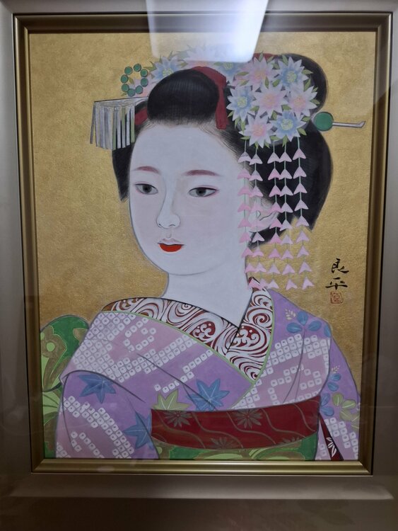 舞妓　良平（美術品・骨董品）の商品画像 - 査定依頼日：2026年2月28日 - 最高査定価格：60,000円