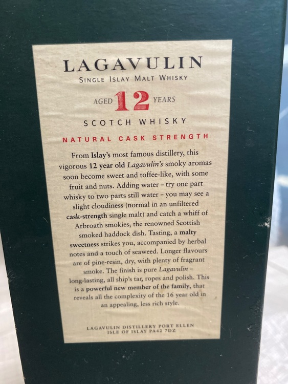 ラガヴーリン12年、セカンドリリース（お酒）の商品画像 - 査定依頼日：2025年6月25日 - 最高査定価格：27,000円