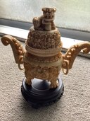 象牙置物（美術品・骨董品）の商品画像 - 査定依頼日：2025年5月11日 - 最高査定価格：8,000円