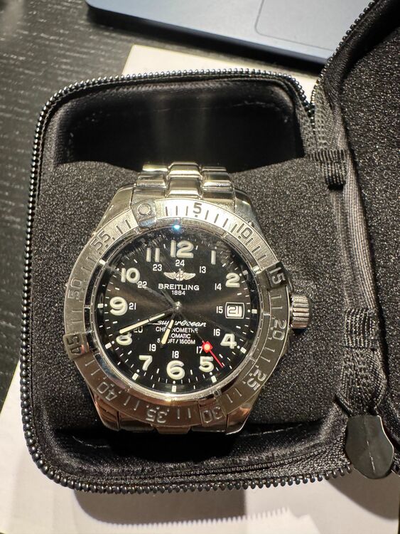 BREITLING Super Ocean（高級時計）の商品画像 - 査定依頼日：2025年9月11日 - 最高査定価格：200,000円