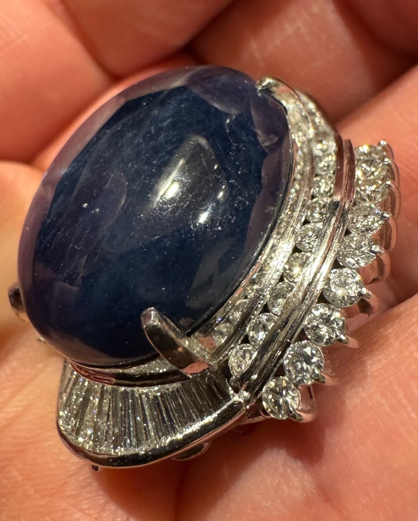 サファイアダイヤリング（宝石）の商品画像 - 査定依頼日：2026年1月6日 - 最高査定価格：100,000円