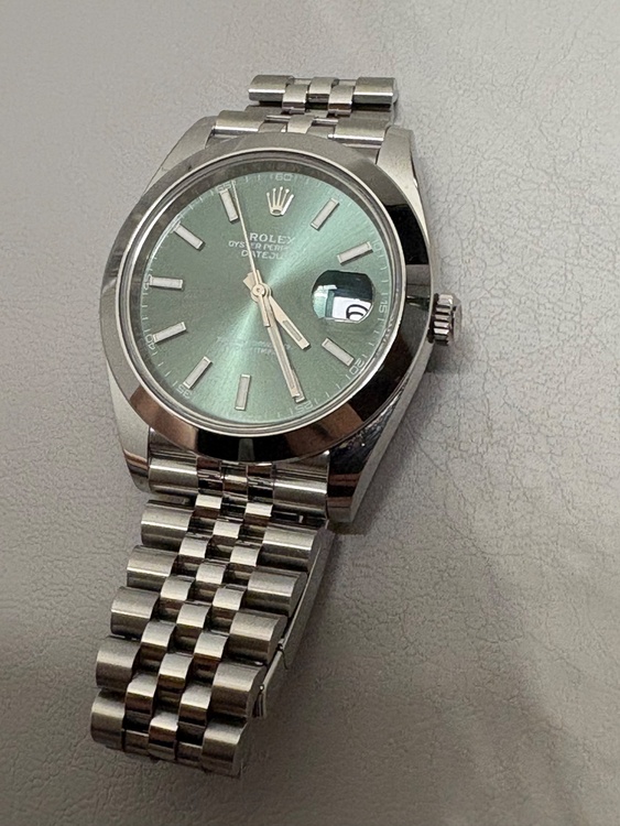デイトジャスト41 ジュビリーブレス　ミントグリーン（高級時計）の商品画像 - 査定依頼日：2025年12月10日 - 最高査定価格：1,700,000円