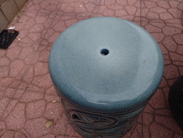 信楽焼ガーデンテーブルセット（美術品・骨董品）の商品画像 - 査定依頼日：2026年4月7日 - 最高査定価格：100,000円