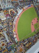 ジェームスリジィ3Dシルクスクリーン私を野球に連れてって額縁付89c×113cm（美術品・骨董品）の商品画像 - 査定依頼日：2026年8月6日 - 最高査定価格：3,000円