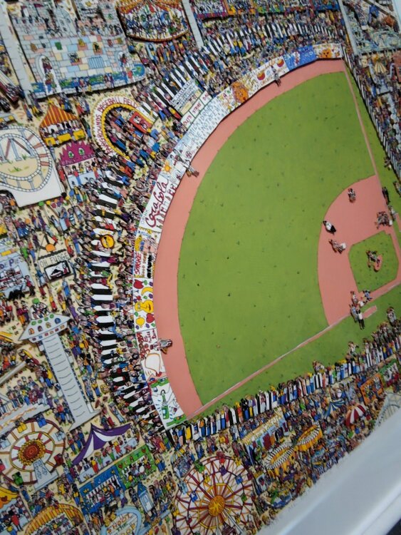 ジェームスリジィ3Dシルクスクリーン私を野球に連れてって額縁付89c×113cm（美術品・骨董品）の商品画像 - 査定依頼日：2026年8月6日 - 最高査定価格：3,000円
