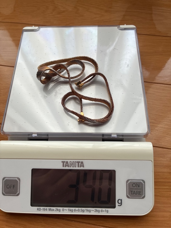 ネックレス（金・貴金属）の商品画像 - 査定依頼日：2026年3月7日 - 最高査定価格：550,000円