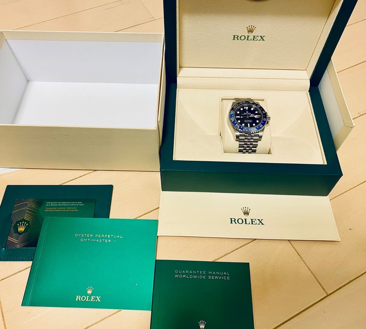 GMTマスター 126710BLNR（高級時計）の商品画像 - 査定依頼日：2026年1月24日 - 最高査定価格：2,920,000円
