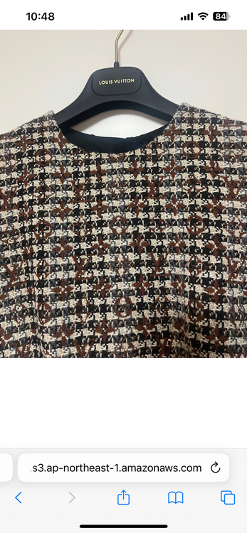 ツイードモノグラムワンピース　RW222W JM9 FNDR50（古着・ファッション）の商品画像 - 査定依頼日：2025年7月29日 - 最高査定価格：65,000円