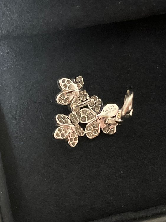 GRAFFワイルドフラワーダイヤモンドクラスタースタッドイヤリング（宝石）の商品画像 - 査定依頼日：2023年10月24日 - 最高査定価格：900,000円