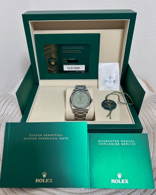 ロレックス　オイスターパーペチュアル36（高級時計）の商品画像 - 査定依頼日：2026年1月15日 - 最高査定価格：1,680,000円