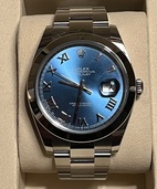 41 ドームオイスターベゼル　アズーロブルー（高級時計）の商品画像 - 査定依頼日：2026年1月25日 - 最高査定価格：1,530,000円